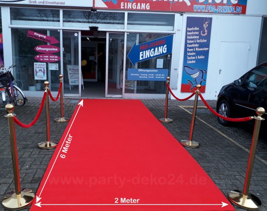 Roter Teppich Hochzeit